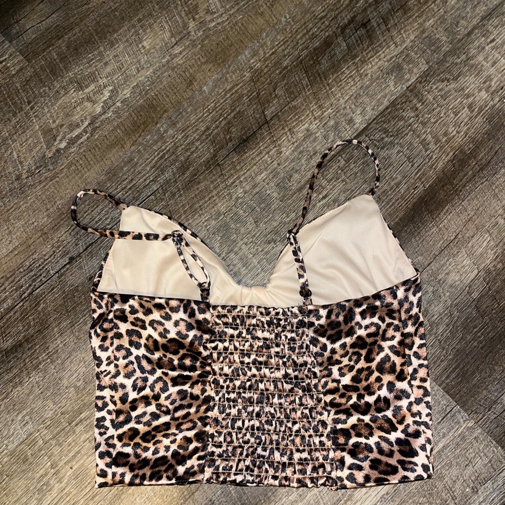 Leopard Print Crop Top